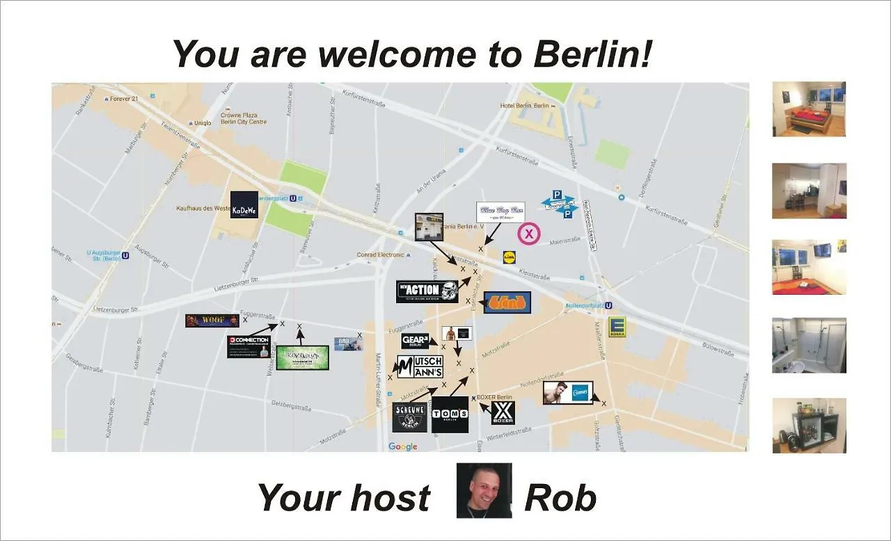 Belin Zimmer - Gay Area Berlin Séjour chez l'habitant